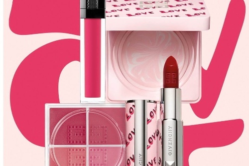  ジバンシイ21年秋コスメ、“LOVE”ロゴデザインのセミマットリップ＆クリーム コンパクト