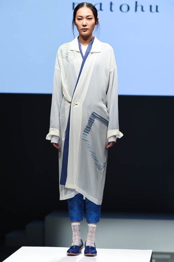 まとふ 2019年春夏コレクション - 津軽の伝統技術“こぎん刺し”の刺子に想いを馳せてコピー まとふ 2019年春夏コレクション - 津軽の伝統技術“こぎん刺し”の刺子に想いを馳せてコピー