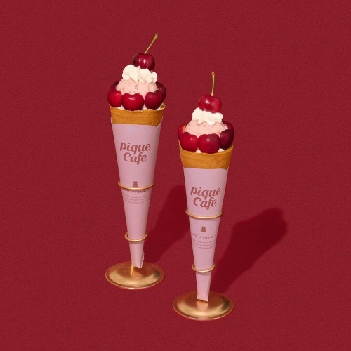 ジェラート ピケ カフェ「アメリカンチェリー」の限定クレープ&シュワっと弾けるチェリーフロートコピー ジェラート ピケ カフェ「アメリカンチェリー」の限定クレープ&シュワっと弾けるチェリーフロートコピー