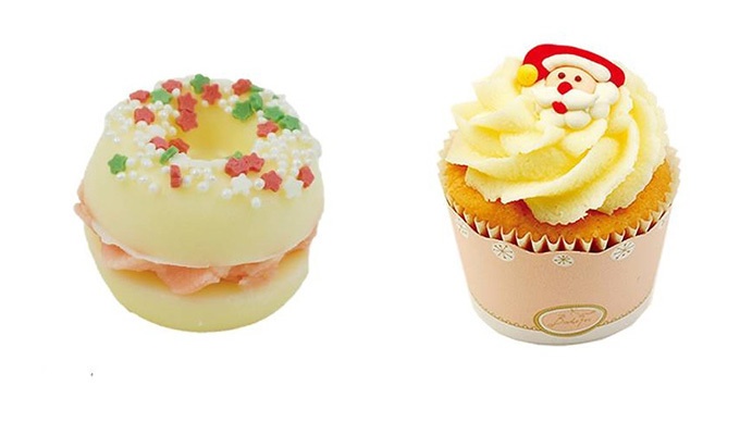 「ラフォーレ クリスマス 2015」開催 - サンタのケーキ型入浴剤やムンクの叫びカフェラテなどコピー