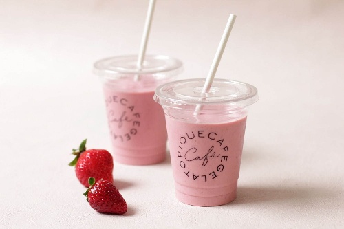 ジェラート ピケ カフェの苺スイーツ、白いちご×あまおうのジェラートや“ミルフィーユ”風クレープコピー