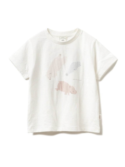 ジェラート ピケ×旭山動物園、白クマ&カバ柄のTシャツやワンピース - キッズも登場コピー ジェラート ピケ×旭山動物園、白クマ&カバ柄のTシャツやワンピース - キッズも登場コピー