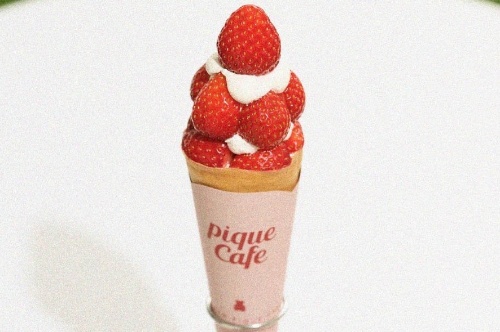 ジェラート ピケ カフェから苺尽くしの春限定クレープ＆スムージー