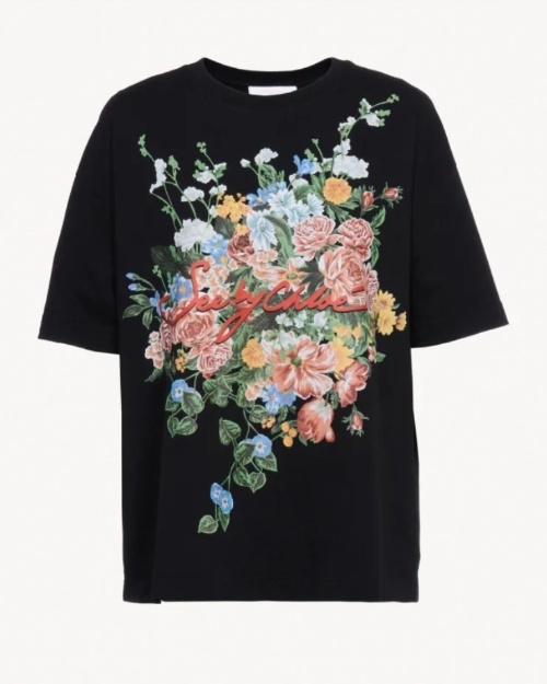 シーバイクロエ22年夏の新作Tシャツ“チェリー柄”やフリル付き、花柄レースのワンピースもコピー シーバイクロエ22年夏の新作Tシャツ“チェリー柄”やフリル付き、花柄レースのワンピースもコピー