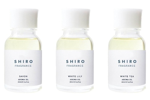 SHIRO「アロマオイル」が再登場、石けんの香り“サボン”＆洗練フローラル“ホワイトリリー”など