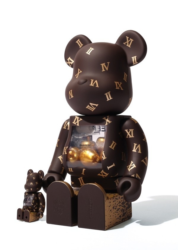 シャリーフの“チョコ色”「ベアブリック」ボディから透ける黄金リンゴ&降り積もるローマ数字もコピー シャリーフの“チョコ色”「ベアブリック」ボディから透ける黄金リンゴ&降り積もるローマ数字もコピー