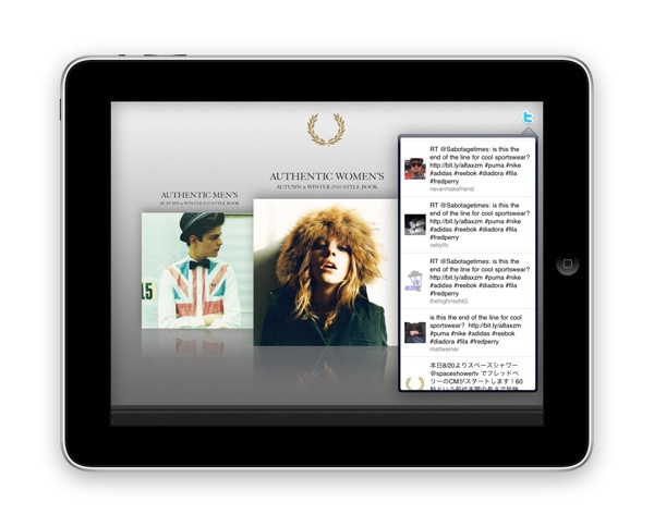 iPhone/iPad対応、フレッドペリー(FRED PERRY)のブランドアプリが登場！コピー