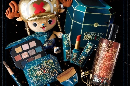 「シュウ ウエムラ × ワンピース コレクション」第2弾、ナミとロビンのクリスマス限定艶ハイライター