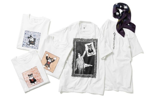 サスクワァッチファブリックス×『のらくろ』イラストやポートレートを配したシャツやTシャツ