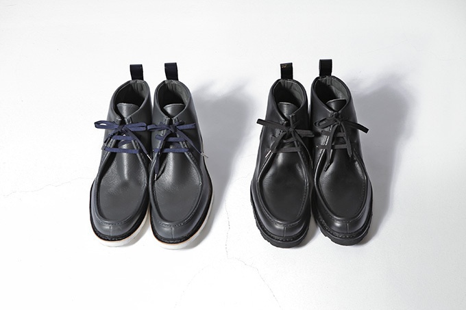 sacai×Parabootのコラボシューズ第2弾が登場 − スニーカー感覚のレザーシューズコピー