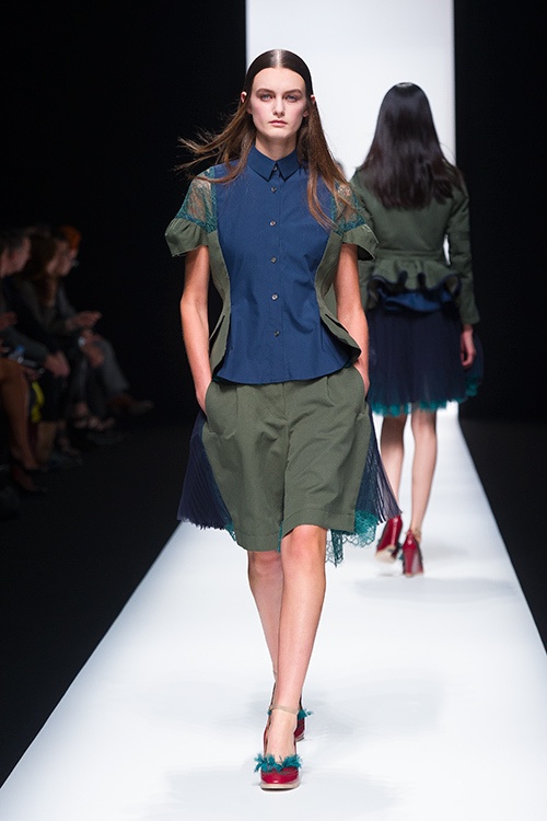 sacai(サカイ) 2013年春夏コレクション - 自由な発想で楽しむミックススタイルがさらに進化コピー