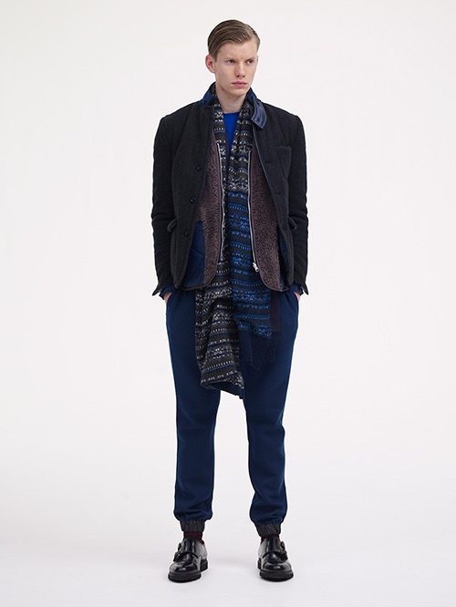 sacai 2013-14年秋冬メンズコレクション - クラシックスタイルをスポーティ＆モダンに再解釈コピー