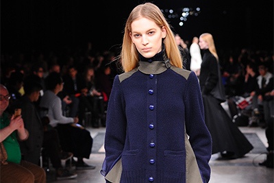 sacai 2013-14年秋冬コレクション - 新鮮なボリュームバランスで魅せるMIXフェミニン