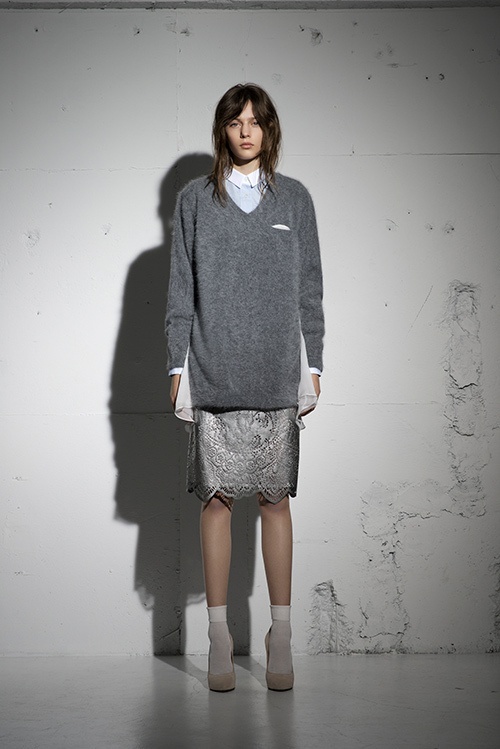 sacai luck 2013-14年秋冬コレクション - ボーイッシュ×フェミニンなリラックス・スタイルコピー