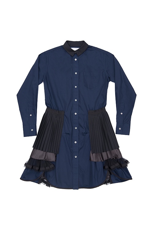 ドーバー ギンザでsacai gemの新作アイテム発売、限定のキルティングシャツとドレスコピー