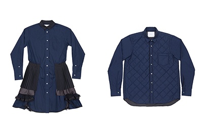 ドーバー ギンザでsacai gemの新作アイテム発売、限定のキルティングシャツとドレス