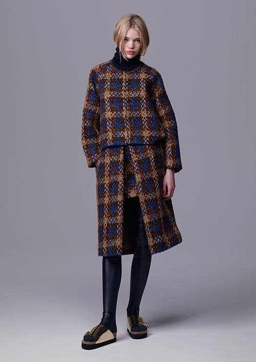 sacai luck 2015-16年秋冬コレクション - 予想外の組み合わせが生む、ネオクラシックコピー