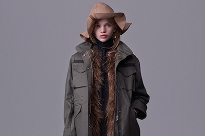 sacai luck 2015-16年秋冬コレクション - 予想外の組み合わせが生む、ネオクラシック