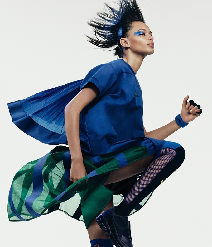 NIKE x sacaiのコレクション発表 - ウィンドランナーやスカート、スニーカーが登場コピー