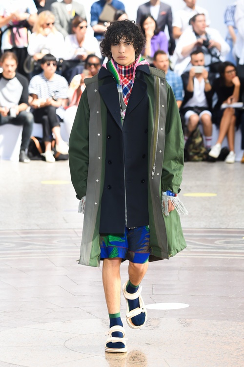 sacai 2016年春夏メンズコレクション - 自由な発想が生む、ハイブリットスタイルコピー
