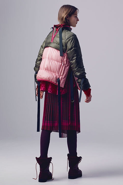 sacai 2016年プレフォールコレクション - 予期せぬ色と素材の融合コピー