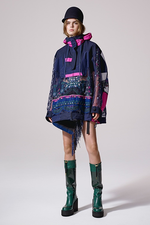 sacai 2017年リゾートコレクション - ハイブリッドが導いた実用的ワードローブコピー