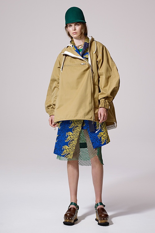 sacai 2017年リゾートコレクション - ハイブリッドが導いた実用的ワードローブコピー