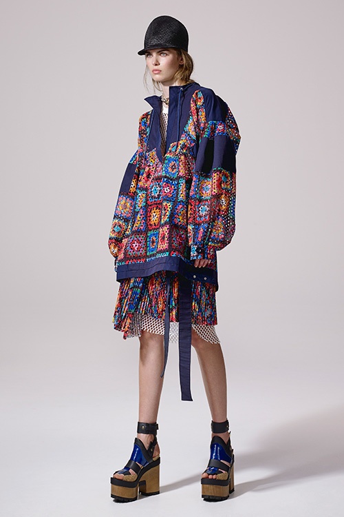 sacai 2017年リゾートコレクション - ハイブリッドが導いた実用的ワードローブコピー