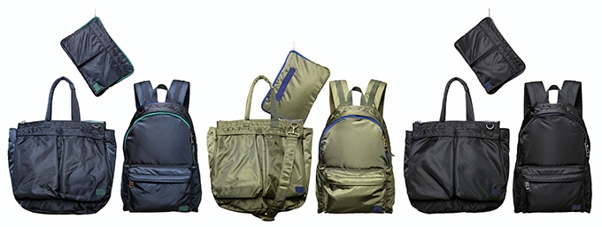 sacai×ポーターのコラボメンズバッグ - サカイらしい配色、ディテールを高い機能性でコピー