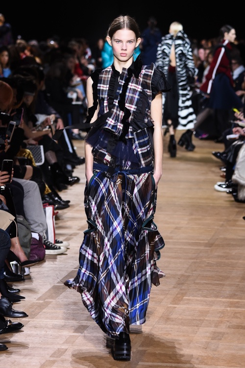sacai 2017-18年秋冬コレクション - 加速するハイブリッド、残るのは軽やかな余韻コピー