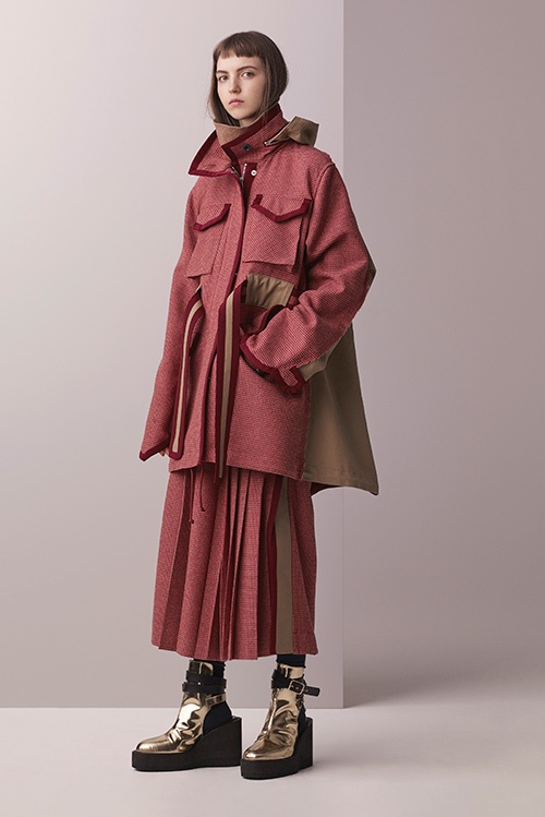 sacai 17年プレフォールコレクション - メンズウェアをファーやレースで彩りフェミニティへ昇華コピー