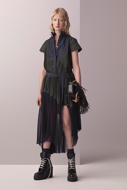 sacai 17年プレフォールコレクション - メンズウェアをファーやレースで彩りフェミニティへ昇華コピー