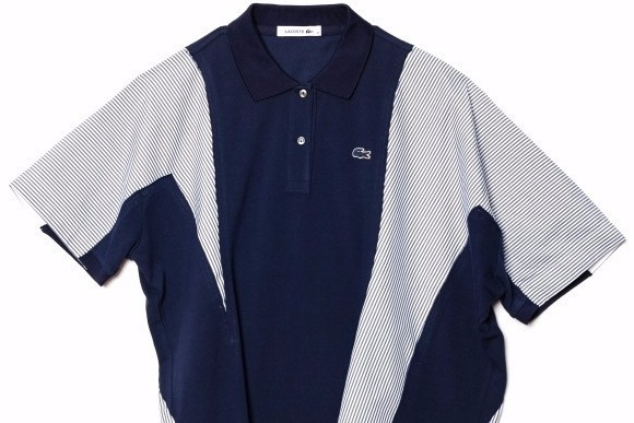 sacai×ラコステの初コラボアイテム発売、ポロシャツと融合した様々なアイテム