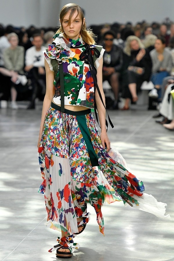 sacai(サカイ) 2019年春夏コレクション - 鮮やかな色彩を流れる風にのせてコピー sacai(サカイ) 2019年春夏コレクション - 鮮やかな色彩を流れる風にのせてコピー