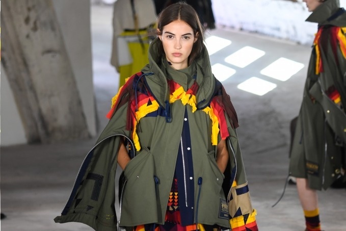 sacai 2019年リゾートコレクション、ペンドルトンとナイキのコラボでより自由なハイブリッドへ
