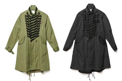 sacai ドーバー限定のモッズコート、ナポレオンジャケットの装飾を加えてコピー sacai ドーバー限定のモッズコート、ナポレオンジャケットの装飾を加えてコピー