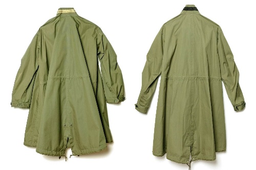 sacai ドーバー限定のモッズコート、ナポレオンジャケットの装飾を加えてコピー sacai ドーバー限定のモッズコート、ナポレオンジャケットの装飾を加えてコピー