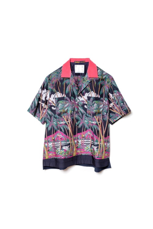 sacai“ヴィンテージアロハ柄”のMA-1やドレス、日本発サンサーフとコラボコピー