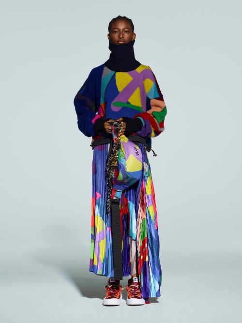 sacai 2021年プレフォールウィメンズコレクション、“ハイブリッド”が生み出す対比と均衡コピー sacai 2021年プレフォールウィメンズコレクション、“ハイブリッド”が生み出す対比と均衡コピー