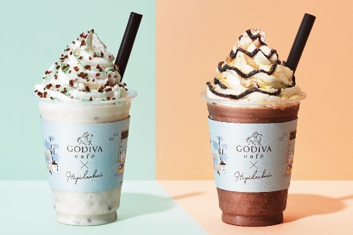 ゴディバカフェの「ショコリキサー」がサンリオ・ポチャッコ＆あひるのペックル限定デザインに