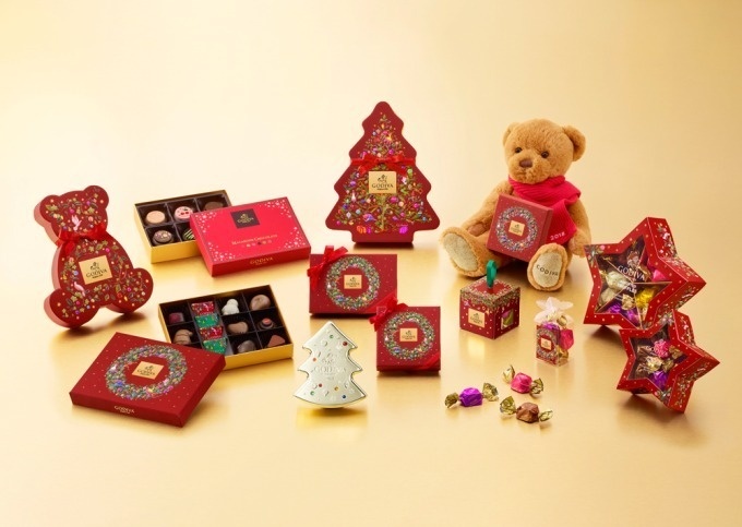 ゴディバから、サンタ＆ペンギン型のクリスマス限定チョコ登場 - テディベア型ボックス入りコピー