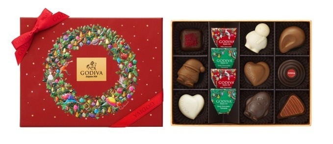 ゴディバから、サンタ＆ペンギン型のクリスマス限定チョコ登場 - テディベア型ボックス入りコピー