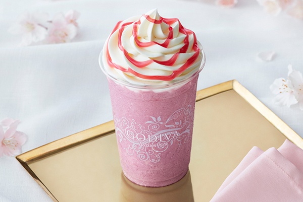 ゴディバ、ショコリキサー初の“さくら”風味、ホワイトチョコレートがさくら×チェリーと溶け合う