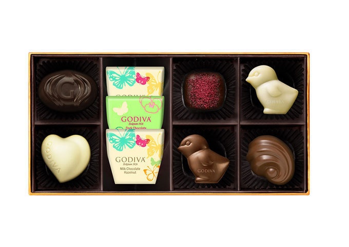 ゴディバの春限定チョコレート、トリュフがリニューアル - たまごやうさぎ型でイースター祝福コピー