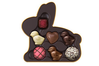 ゴディバの春限定チョコレート、トリュフがリニューアル - たまごやうさぎ型でイースター祝福