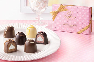 ゴディバから新作チョコレート「ムースメレンゲ」発売 - ふわふわサクサク、2つの楽しい食感を1粒に