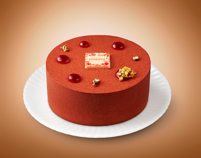 ゴディバのクリスマスケーキ - ピスタチオとショコラ、フランボワーズの香りコピー