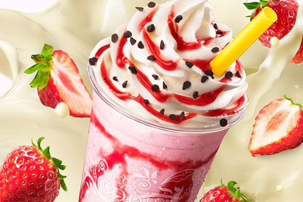 ゴディバから春夏限定ショコリキサー「ホワイトチョコレート ストロベリー＆チョコチップ」