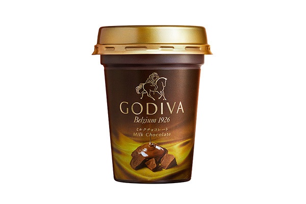 ゴディバの限定ショップを表参道に、新チョコドリンク「GODIVA ミルクチョコレート」全国コンビニで