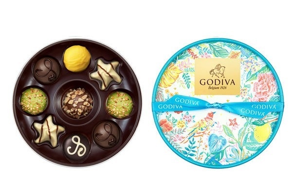 ゴディバ夏季限定「ソレイユコレクション」レモンやヒトデモチーフのチョコが夏色のボックスに